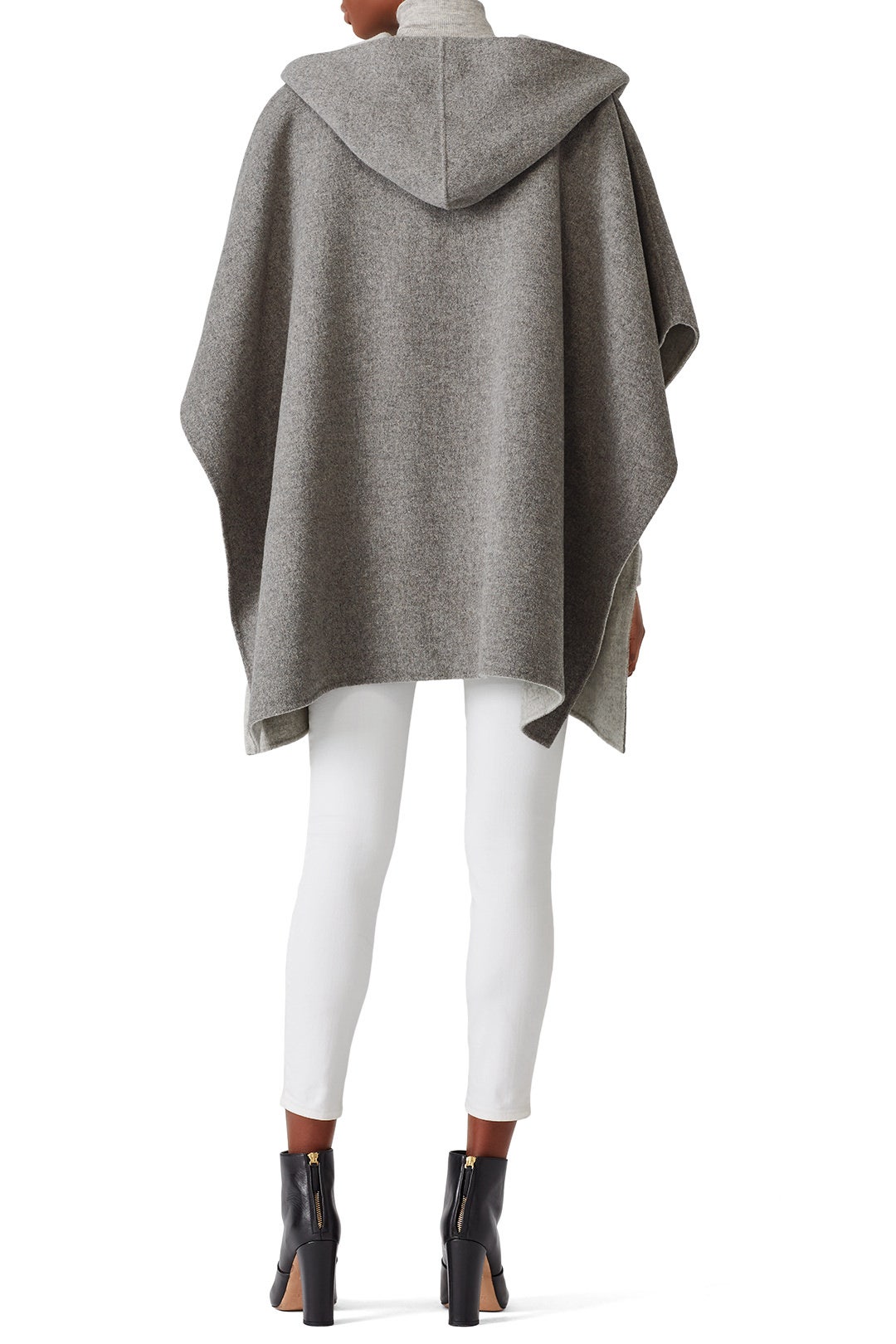 Double Faced Poncho by HALSTON 1