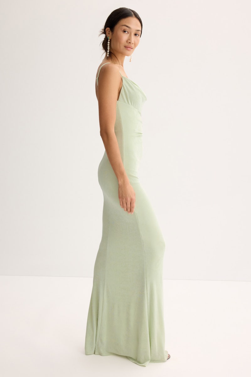 Cowl Neck Surreal Gown by Katie May - Photo 1