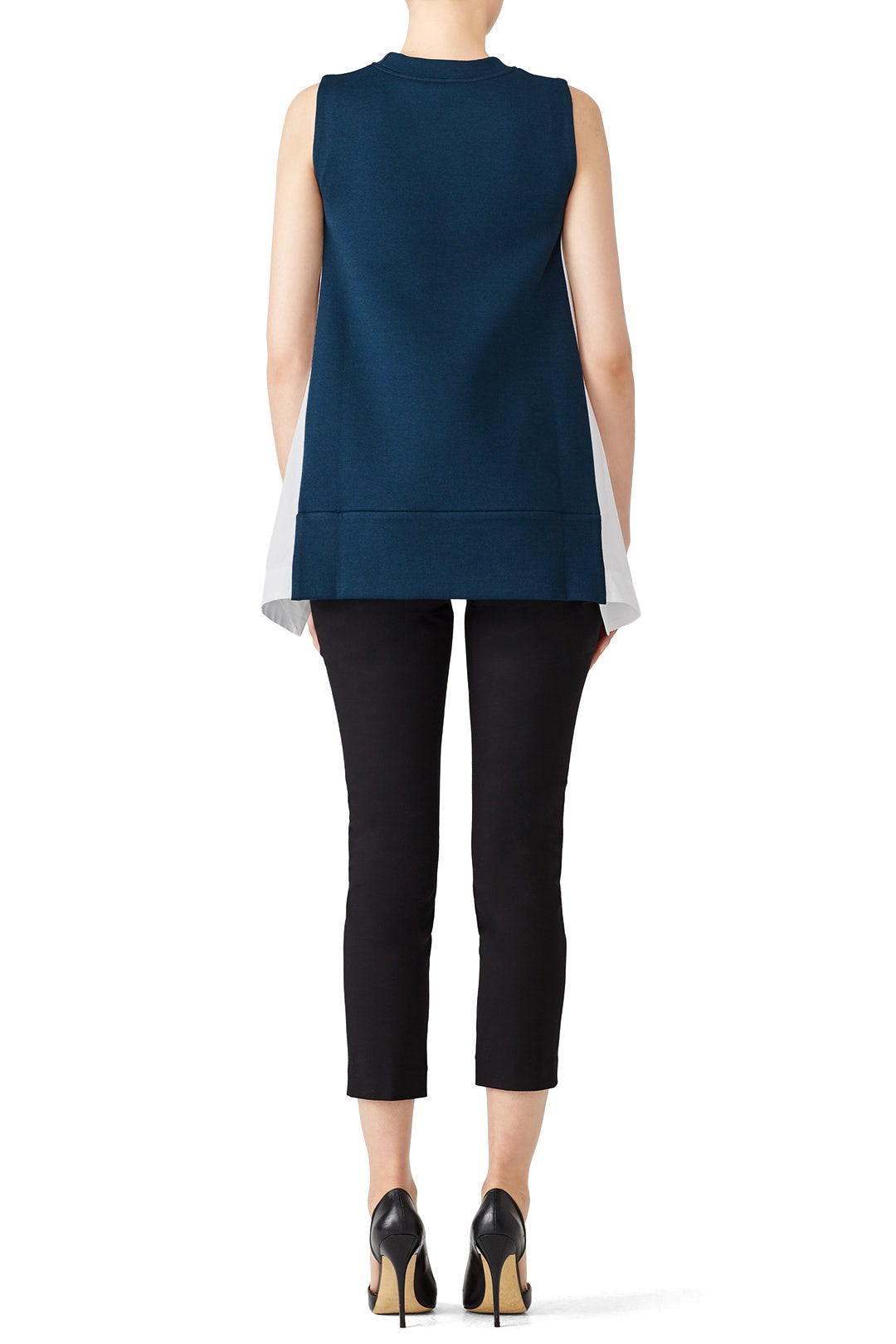 Marine Blue Combo Top by Marni 2