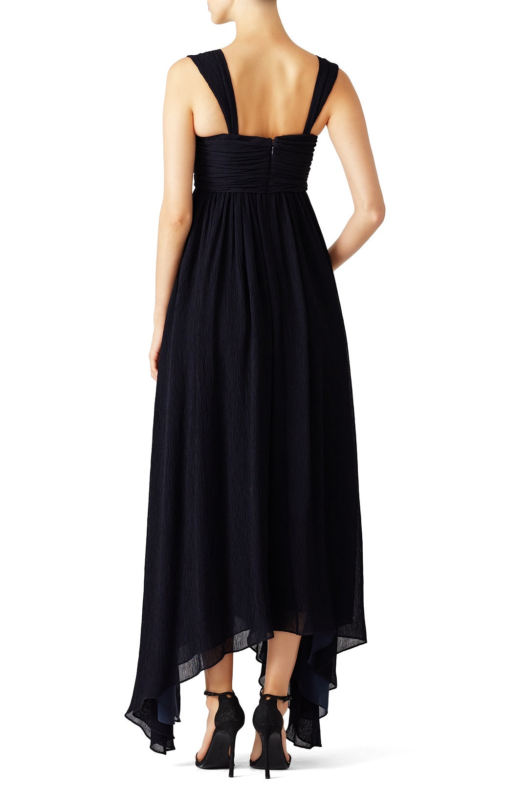 Navy Plisse Gown by ADEAM 2