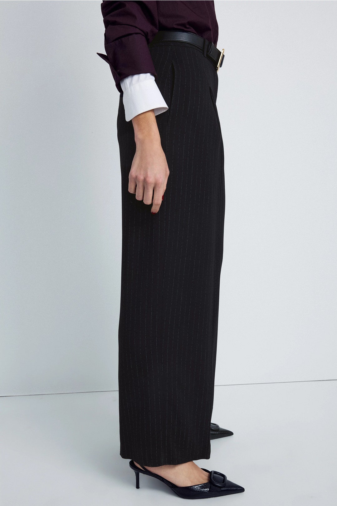 Tiana Pinstripe Trousers by BOSS 1