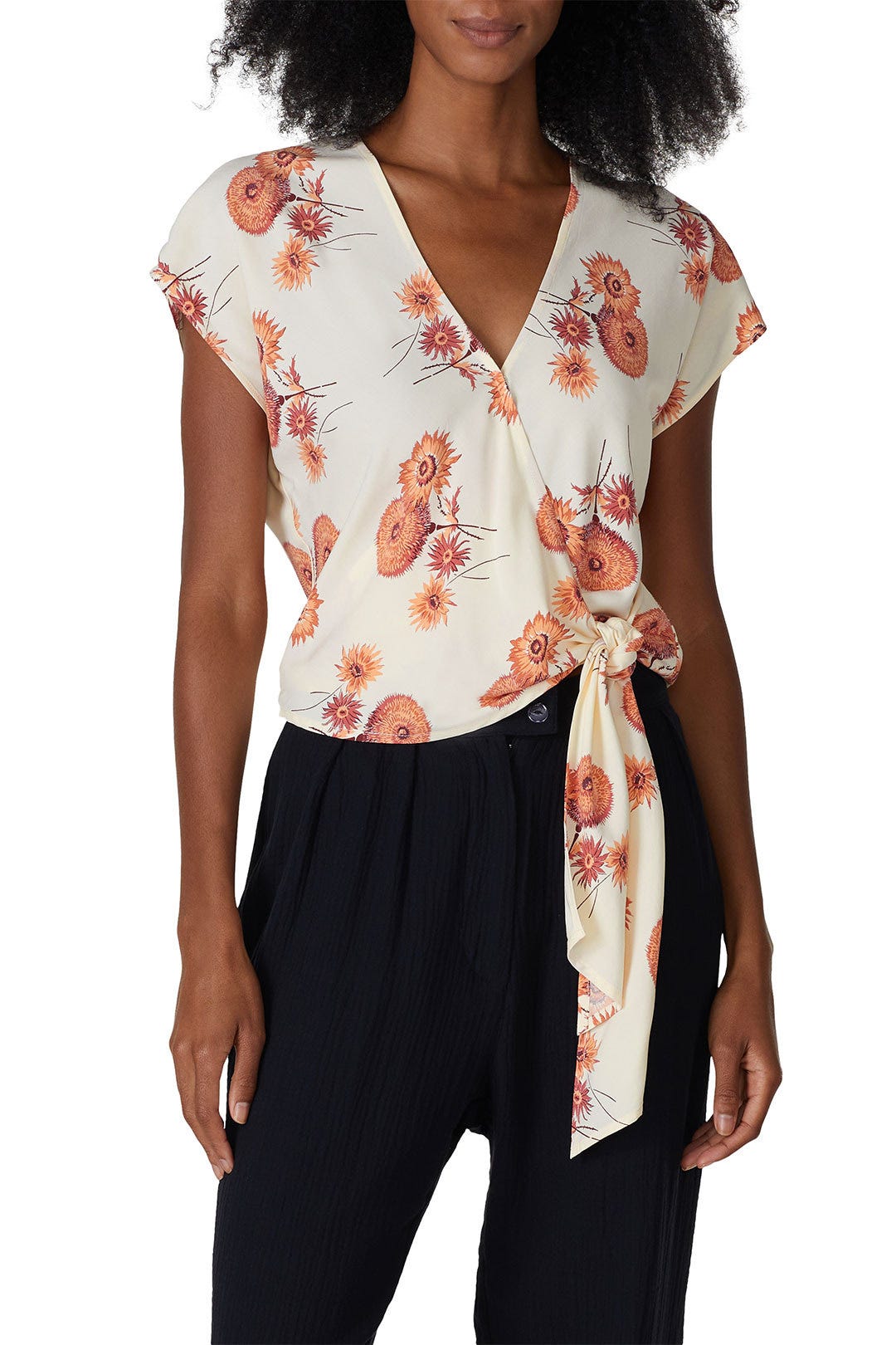 Twiggy Print Wrap Top by Madewell 2