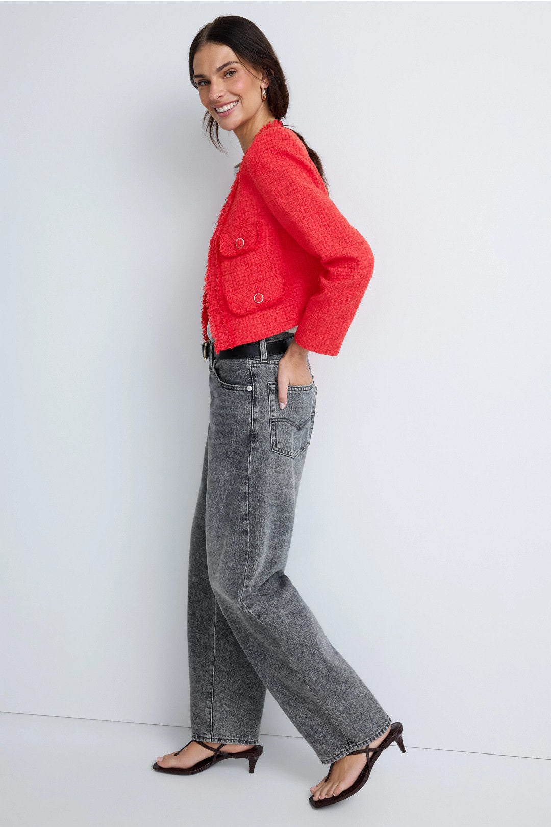 Serena Boucle Jacket by Milly 2