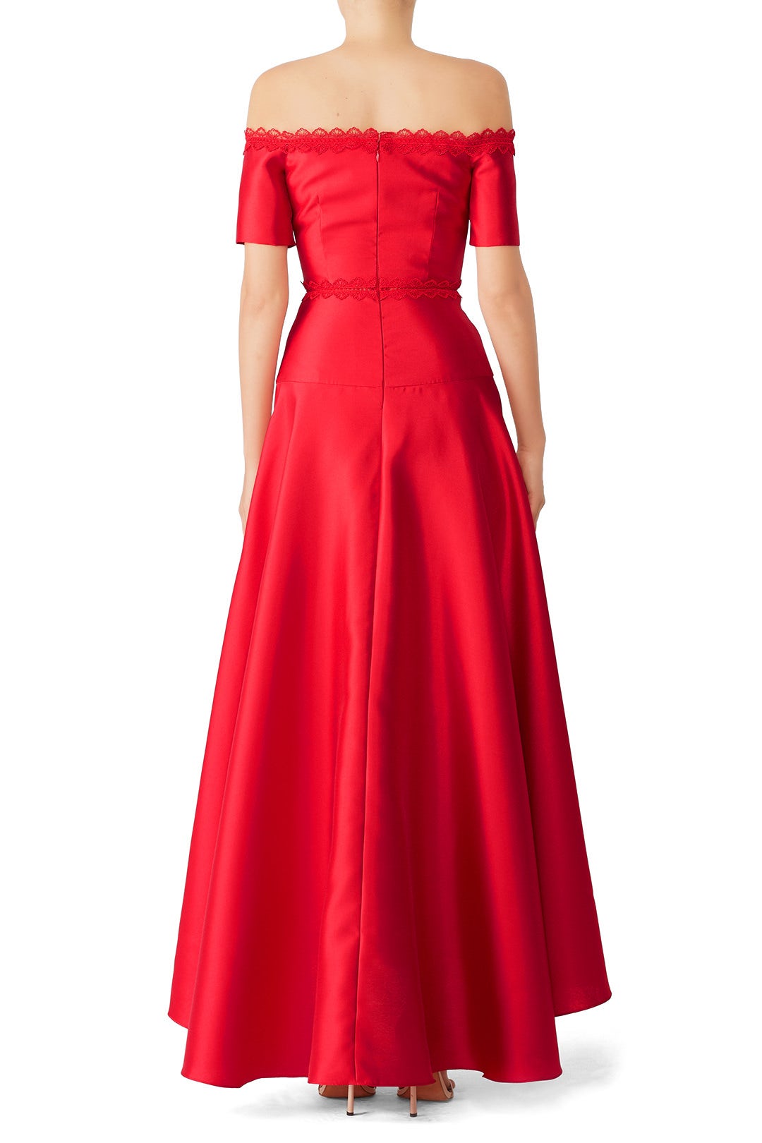 Off Shoulder Mikado Gown by ML Monique Lhuillier 1