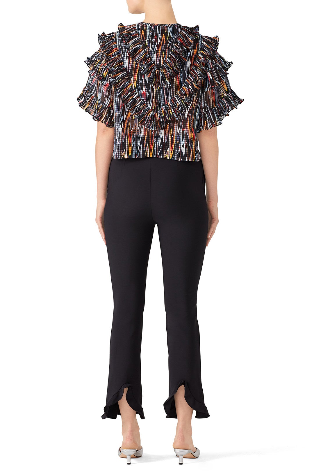 Marble Ruffle Blouse by Opening Ceremony 1