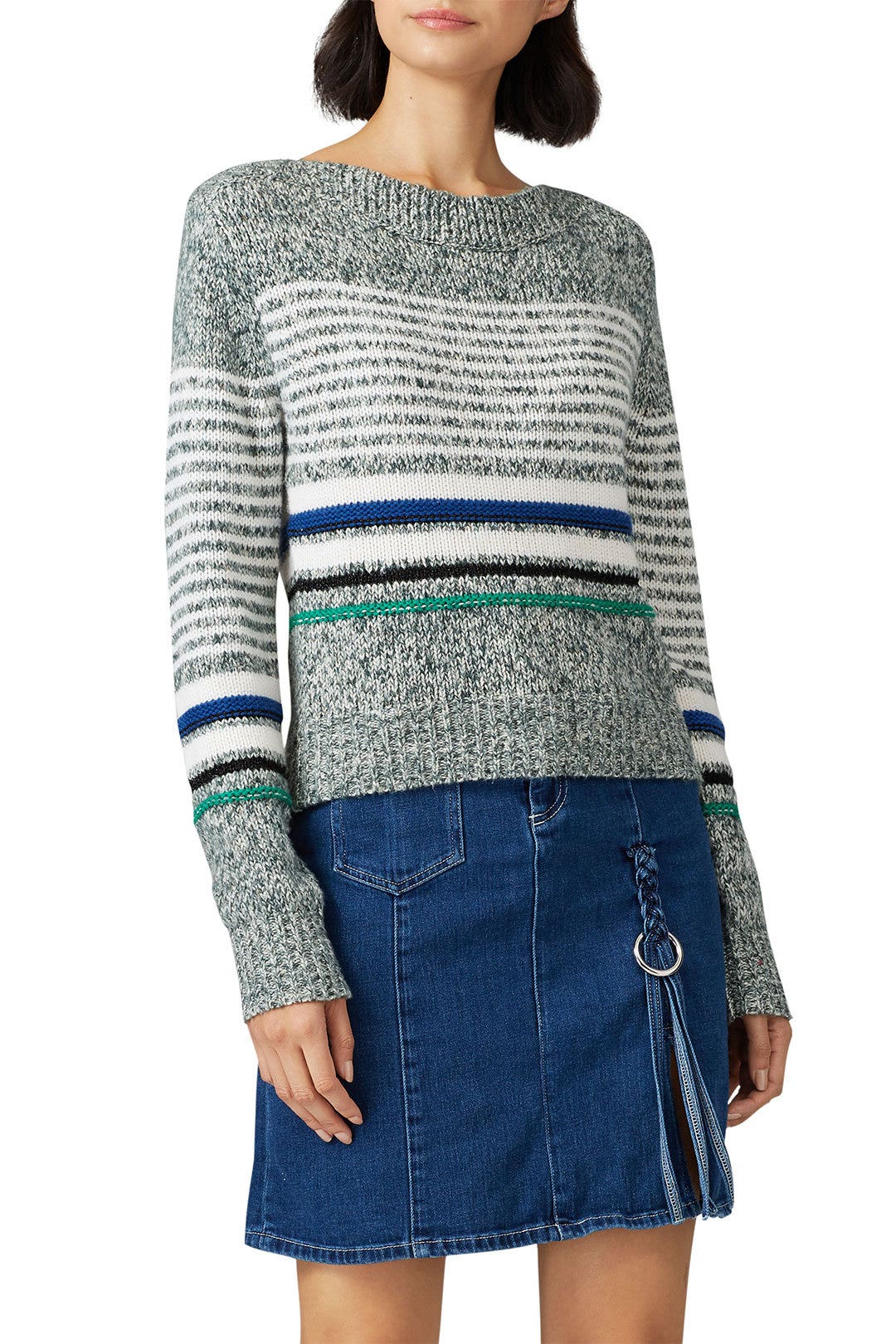 Striped Knit Sweater by See by Chloé 1