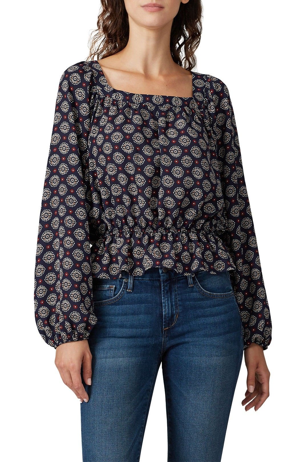 Medallion Square Neck Top by Slate & Willow 2