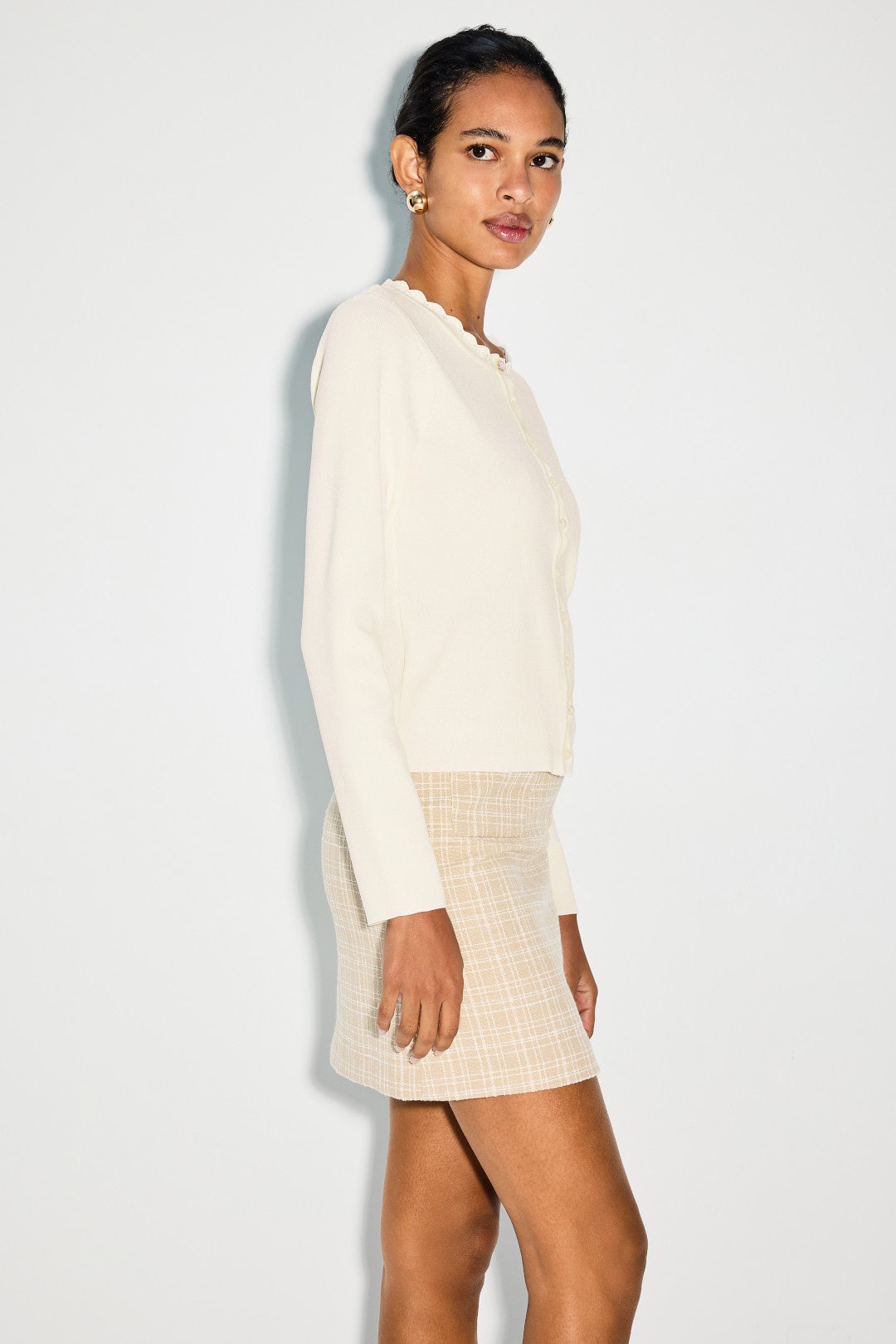 Scallop Crew Neck Cardigan by Ted Baker London 1