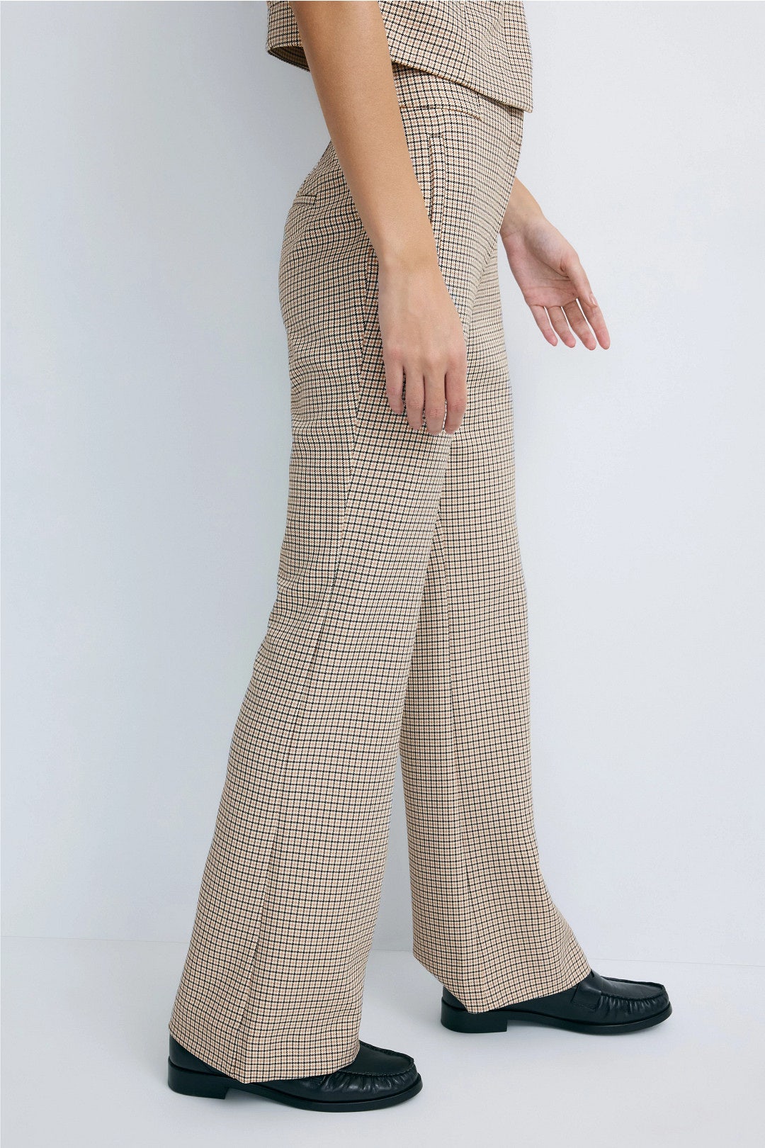 Plaid Flare Trousers by Derek Lam 10 Crosby x RTR 1