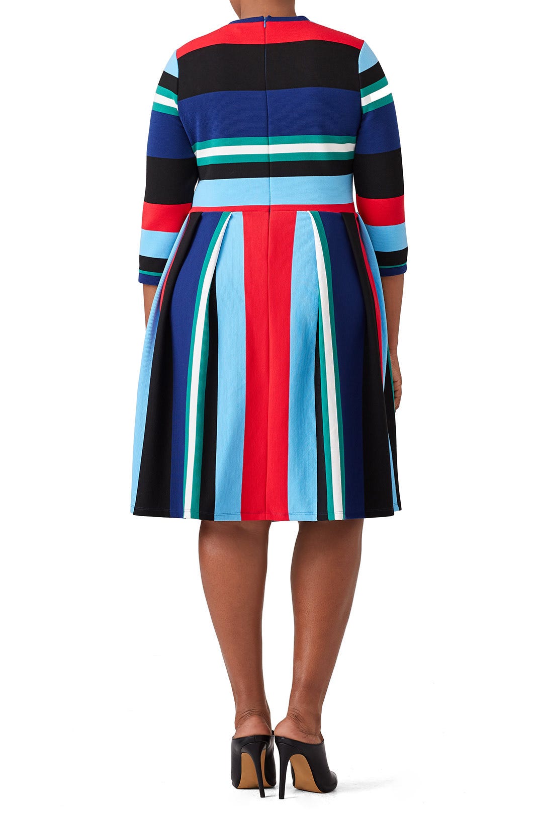 Opposing Striped Knit Dress by ELOQUII 1