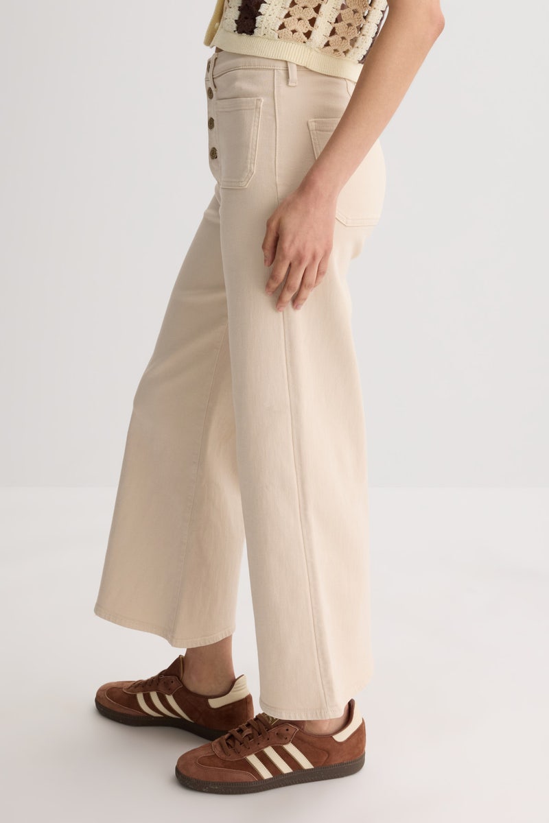 Ultra High Rise Cropped Jeans by 7 For All Mankind - Photo 1