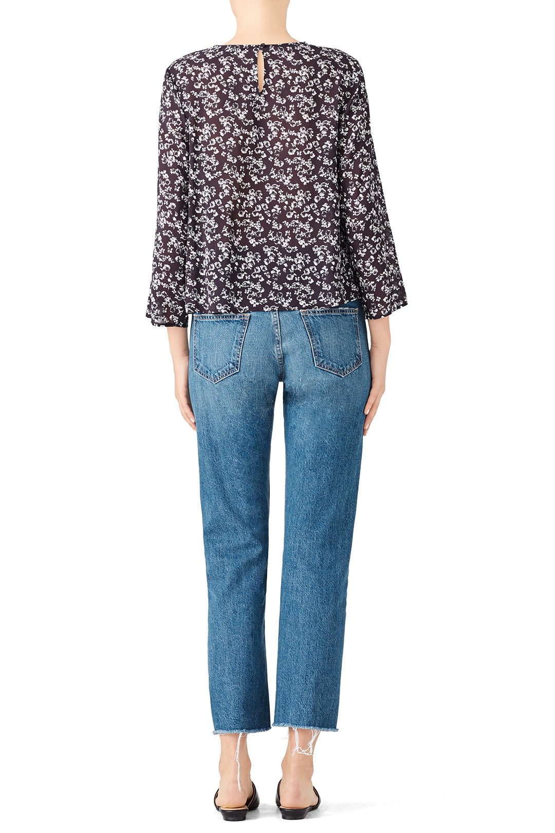 Lace Floral Top by Michael Stars 2