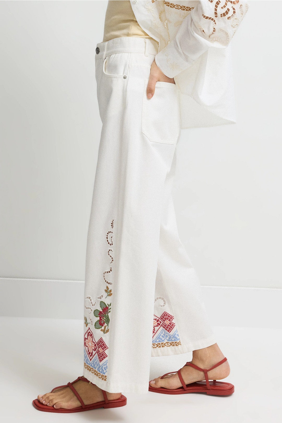 Adunco Embroidered Trousers by Weekend Max Mara 2