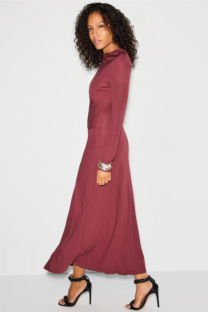 Ferrara Long Sleeve Midi Dress by SIMKHAI - Photo 1