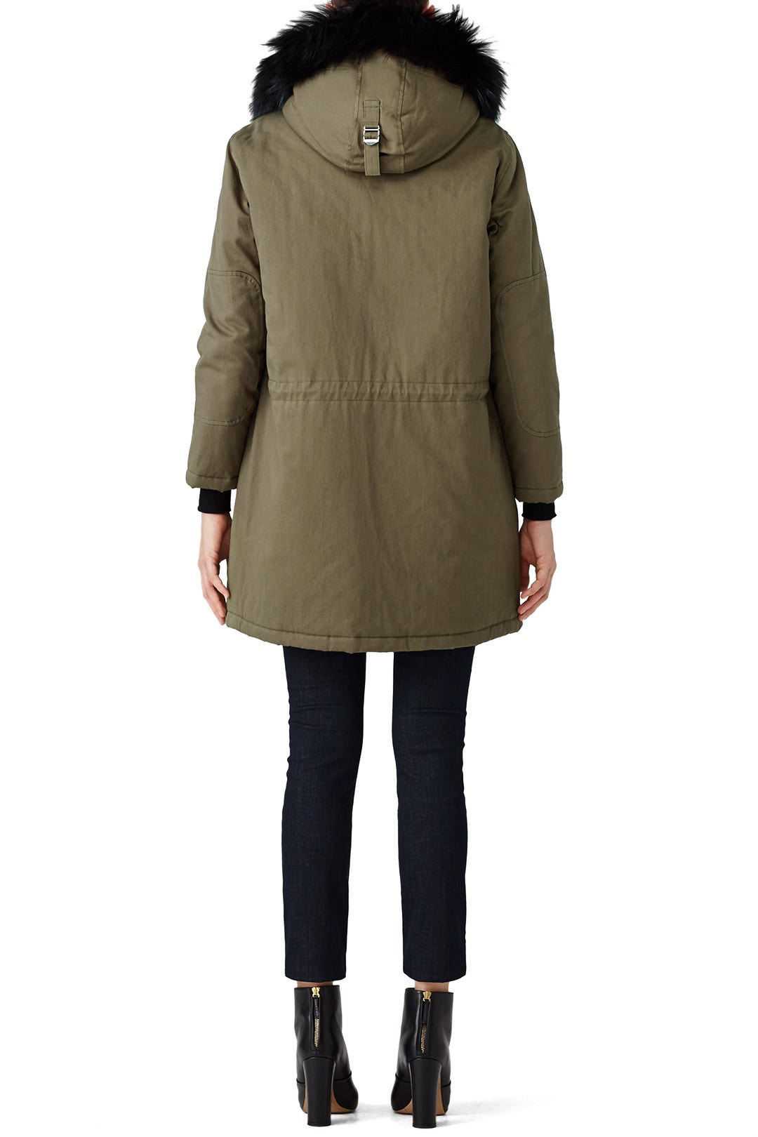 Khaki Technical Parka by The Kooples 1