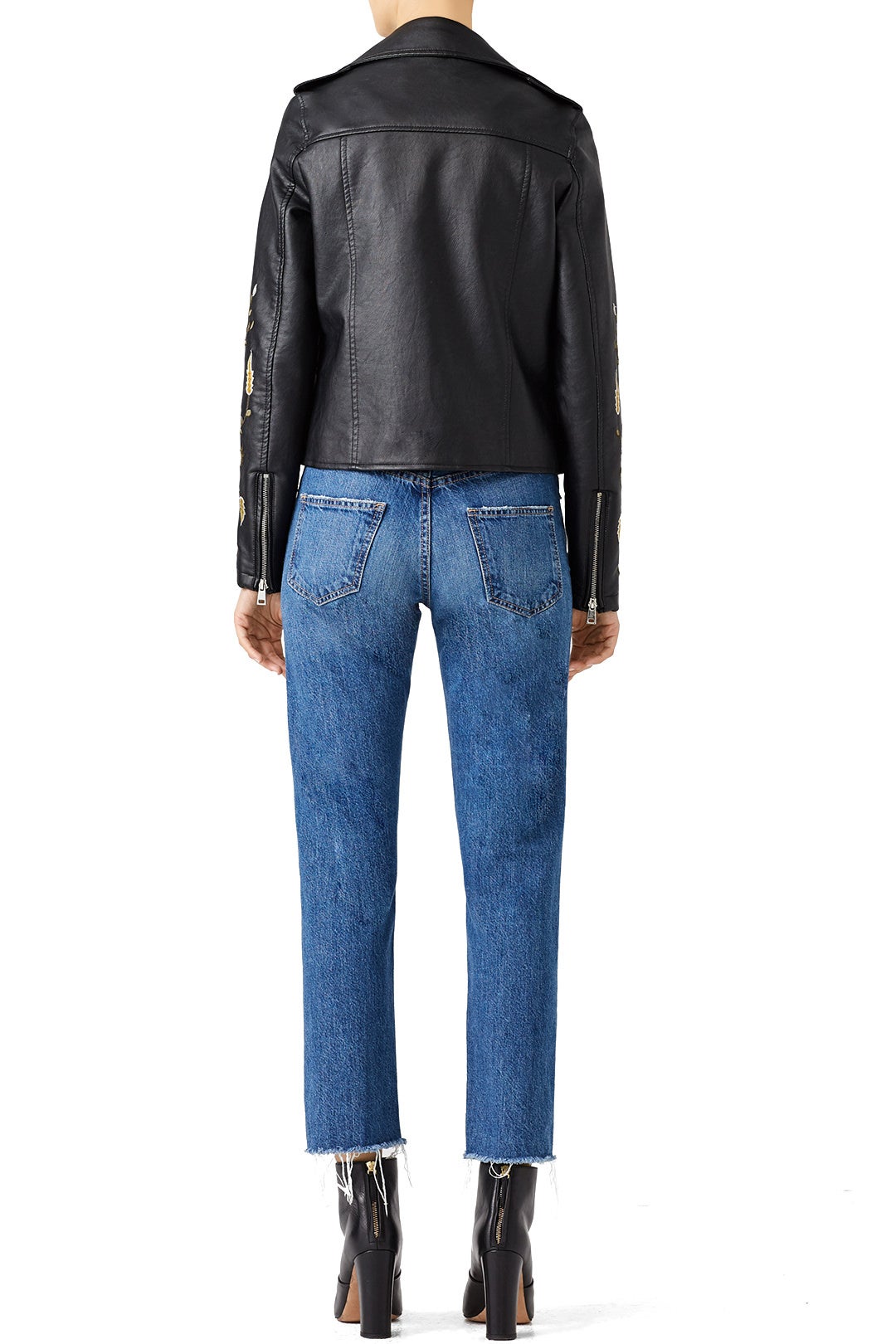 Rozi Faux Leather Jacket by Rino & Pelle 1