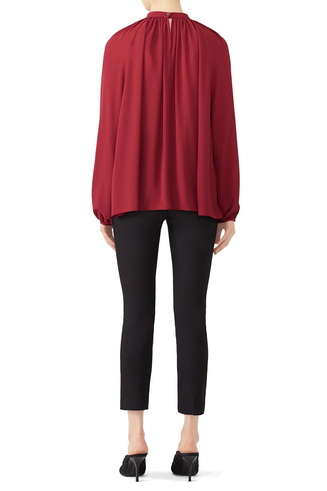 Red Drape Blouse by Giamba 1