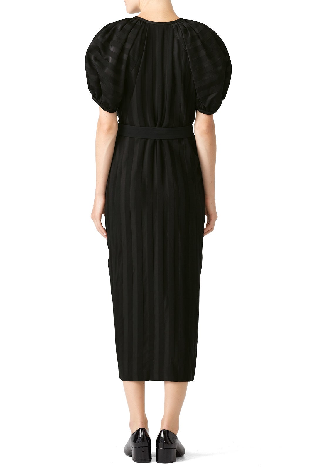 Striped Balloon Dress by Martin Grant 1