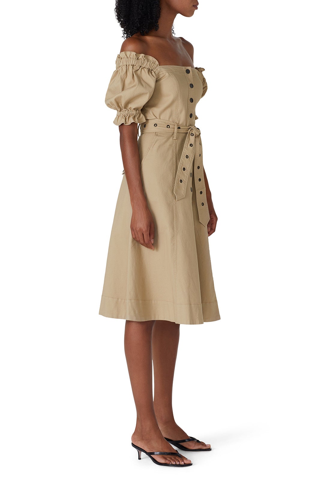 Puff Sleeve Canvas Dress by Marissa Webb x RTR 1