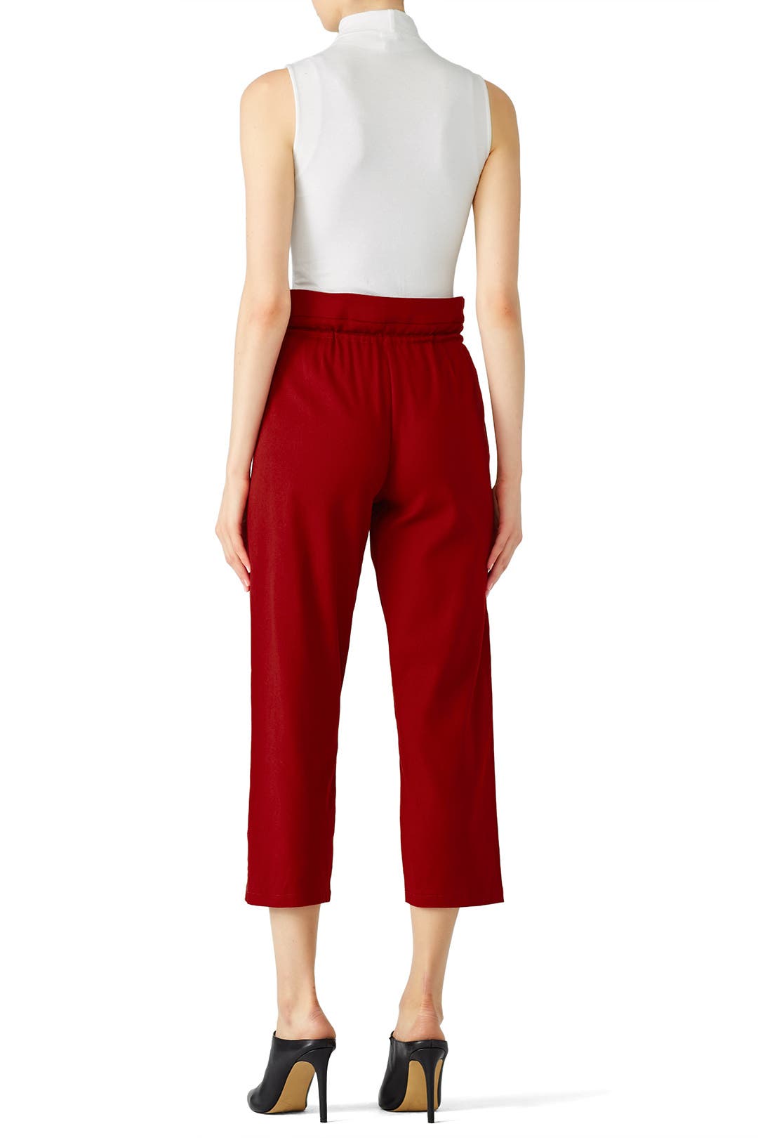 Red Draw String Pants by See by Chloé | Rent the Runway