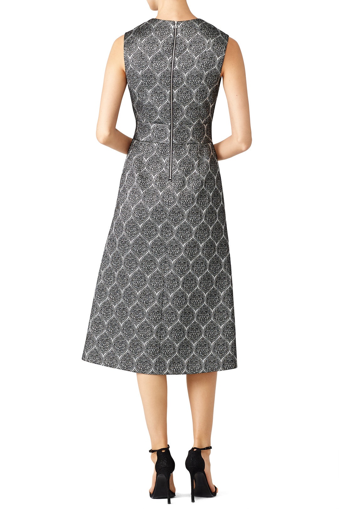 Silver Screen Metallic Dress by Suno 1