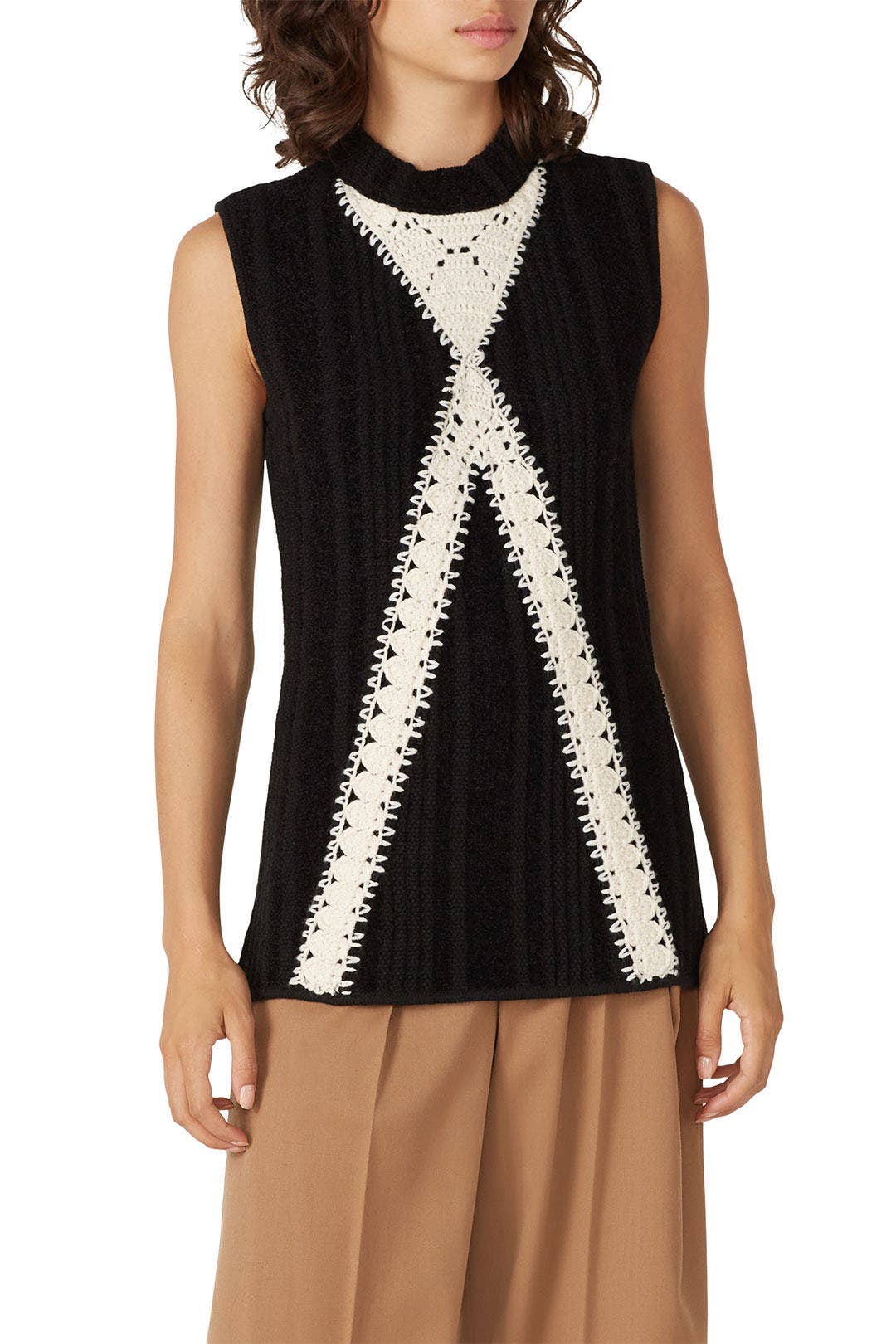 Crochet Sleeveless Sweater by Thakoon x RTR 1