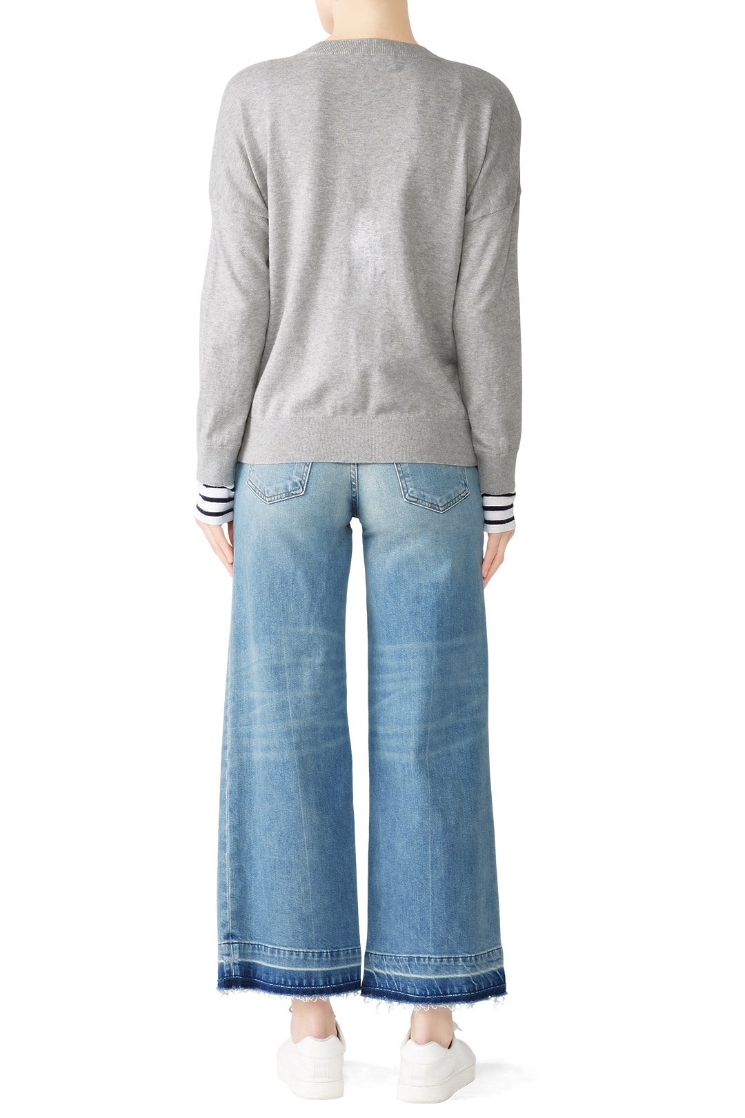 Dylan Wide Leg Denim Culottes by Derek Lam 10 Crosby 1