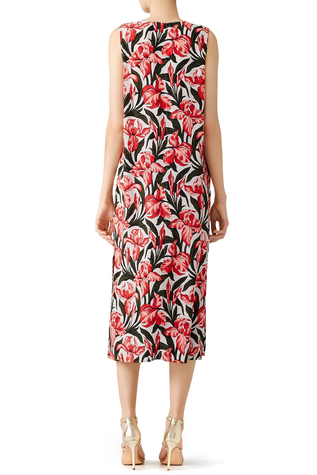 Tropical Floral Print Shift by Equipment 2