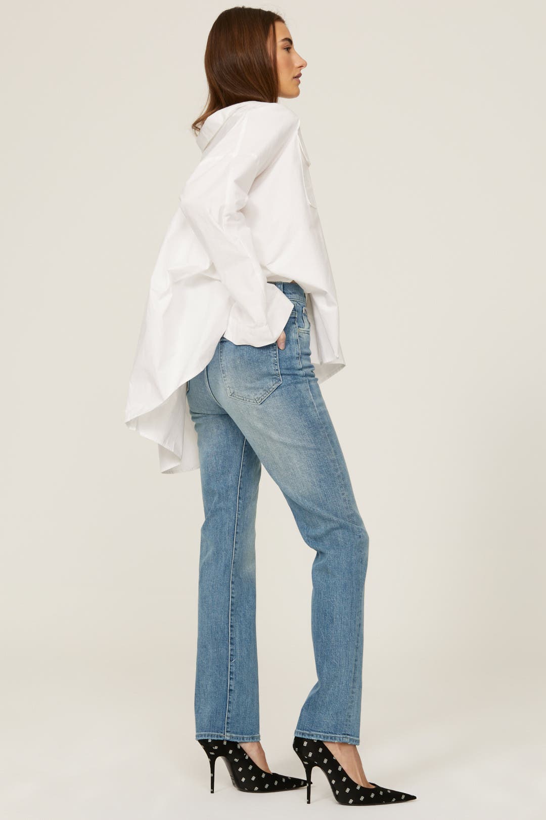 デニム・ジーパン 7 For All Mankind 'Easy Slim Ankle' jeans 7 For All Mankind Women's Easy Slim in Dream/Destroy, 23 at