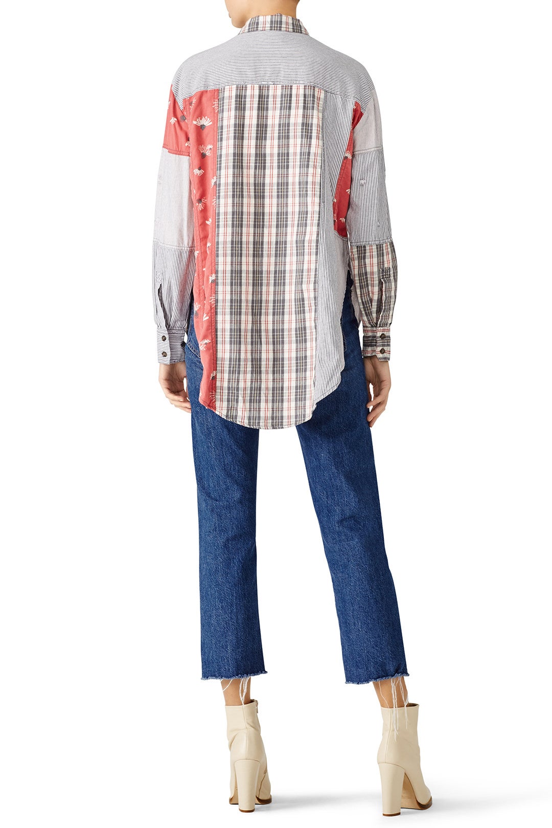 All Patched Up Button Down by Free People 2
