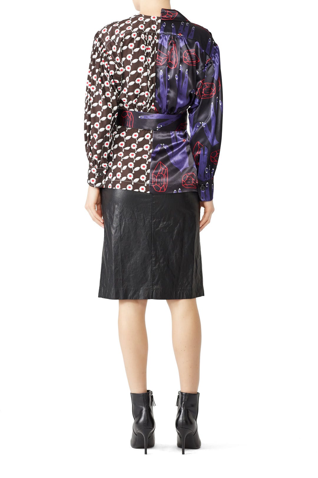 Combo Printed Wrap Top by Marni 1