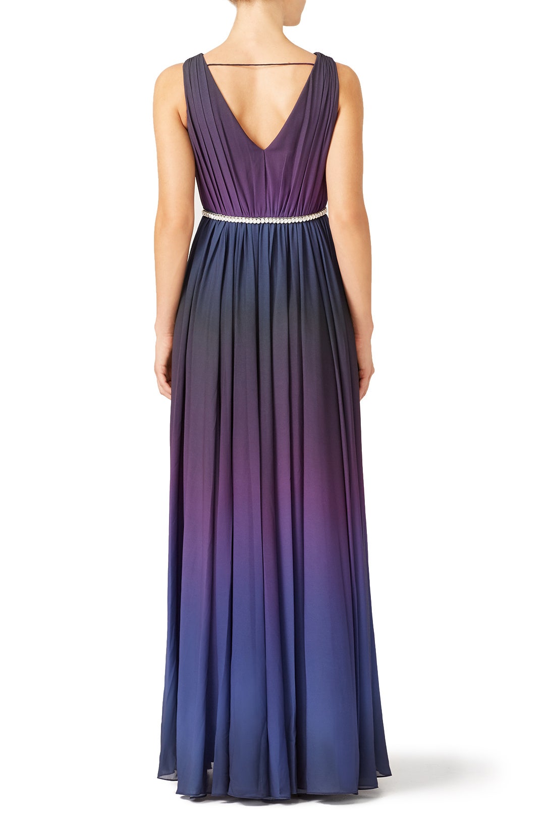 strapless open back dress Easter Egg Hunts Swiss Dot Dress- Lilac main image 0