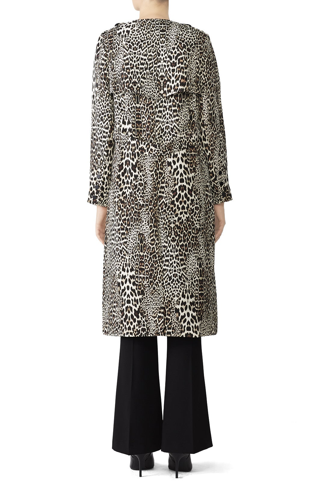 Leopard Long Jacket by Badgley Mischka 1