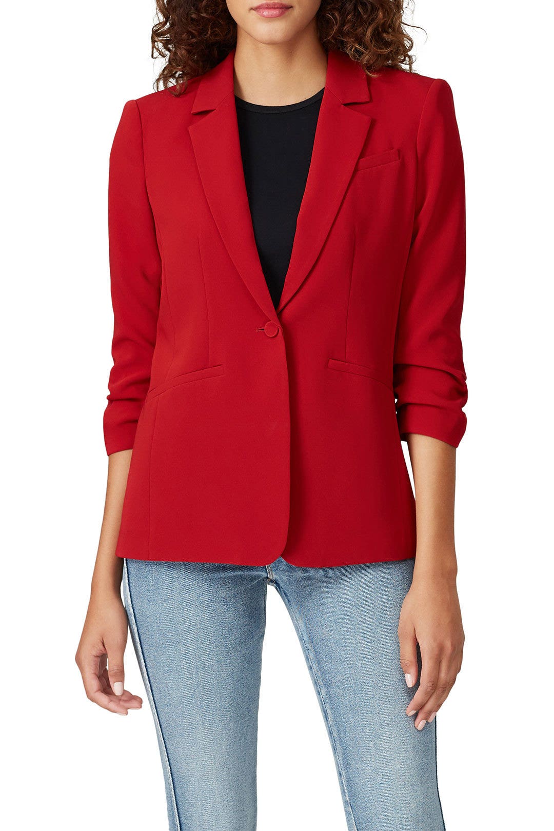 Red Khloe Blazer by Cinq à Sept 1