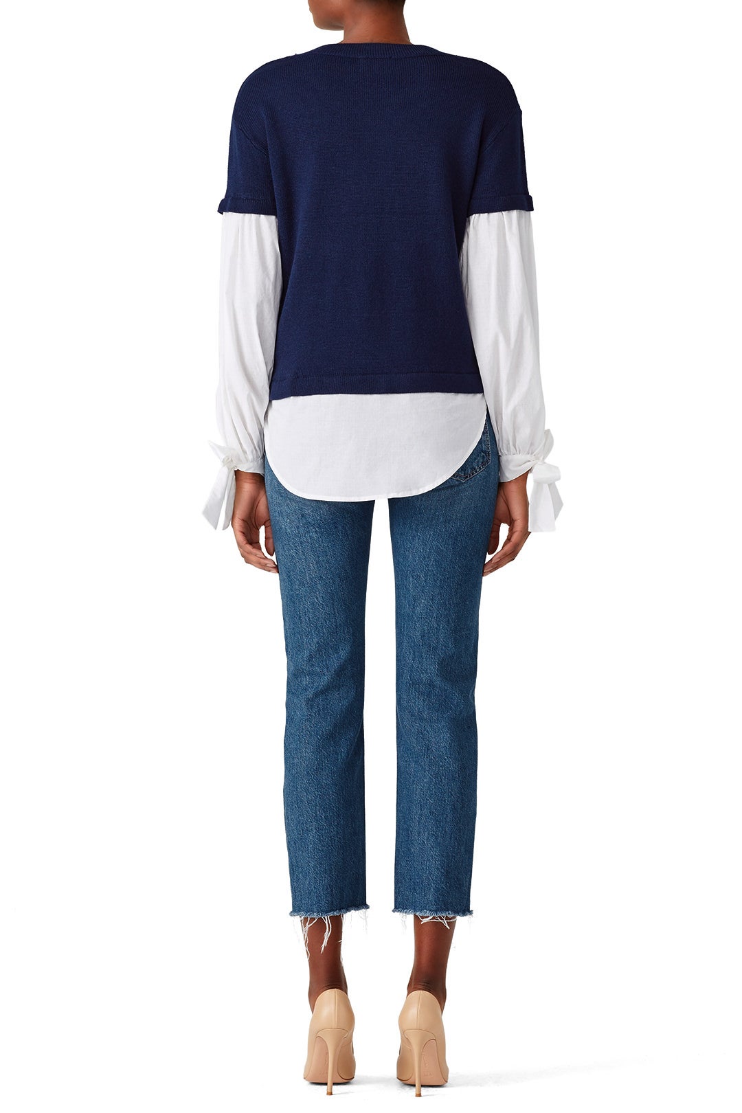 Navy Flare Sweater by devlin 2