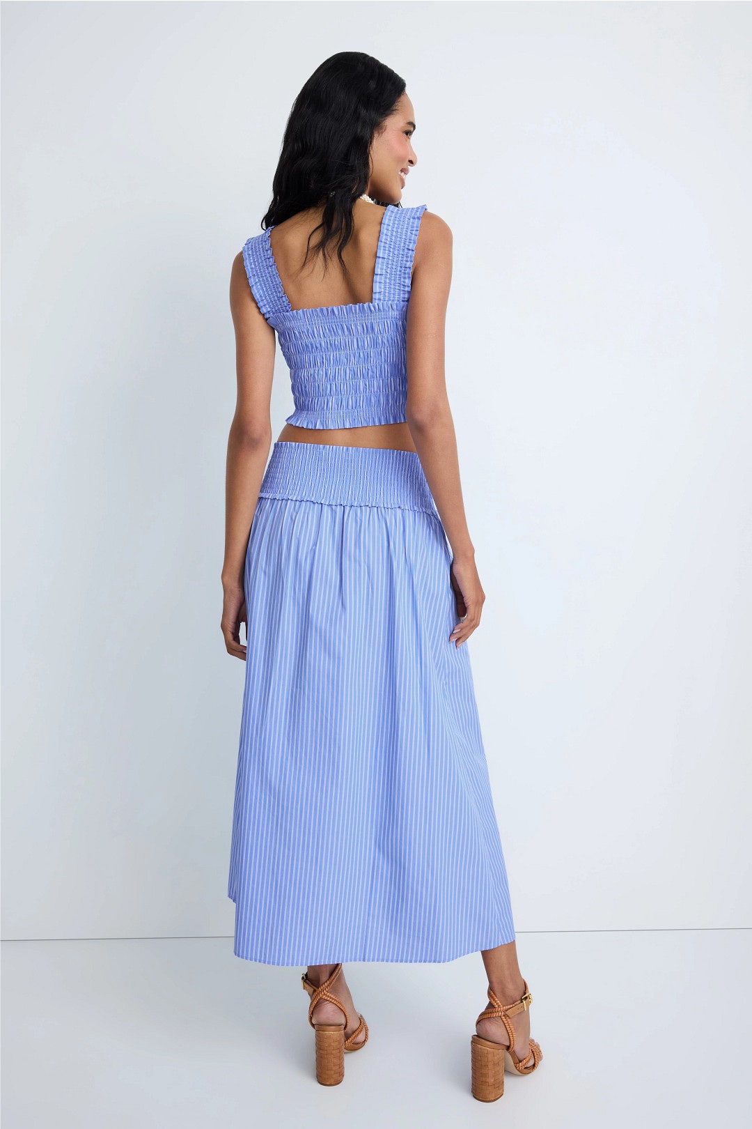 Stripe Delphine Nap Skirt by Hill House Home 2