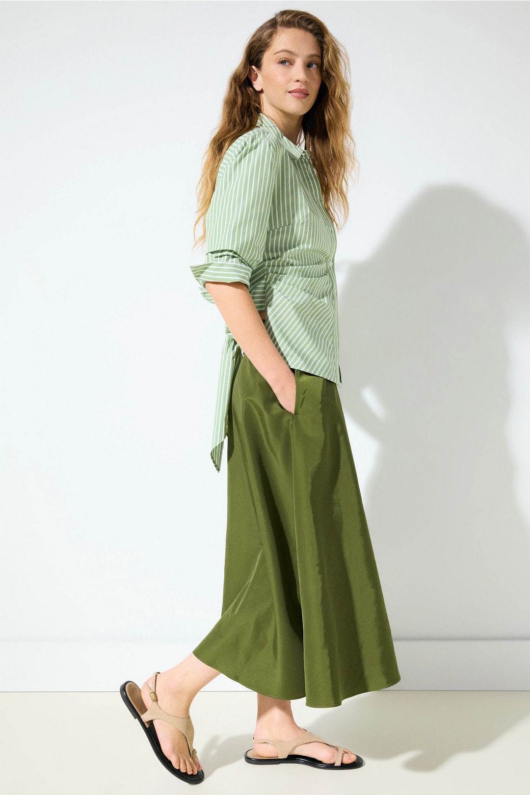 Satin Midi Skirt by Jason Wu x RTR 2