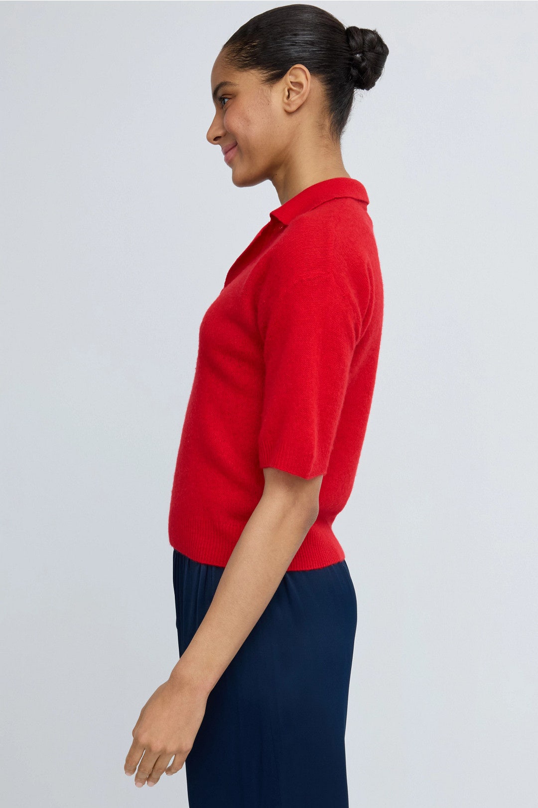 Cloud Cashmere Short Sleeve Polo by NAADAM 1