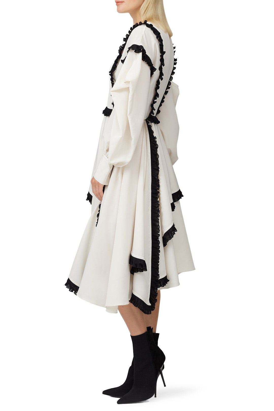 Asymmetric Ruffle Dress by ADEAM 1