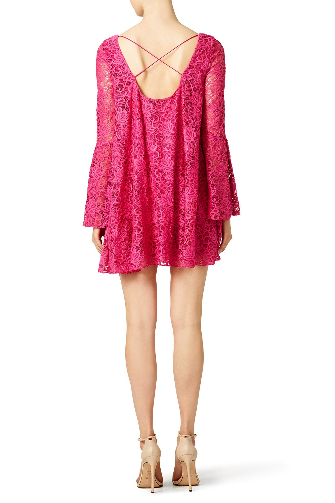 floral print bandeau lace trim buttoned maxi dress Garden Bloom Maxi Dress – Walsh Style Haus main image 1