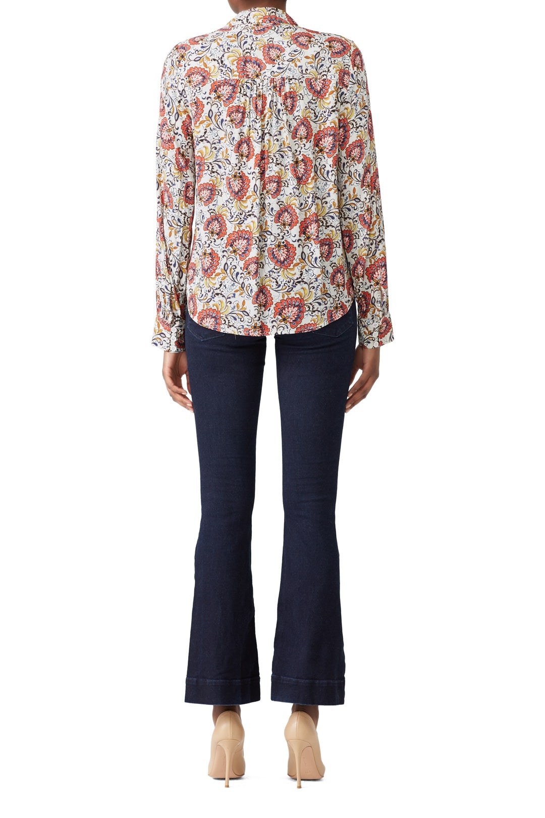 Floral Pleat Back Shirt by Fifteen Twenty 1
