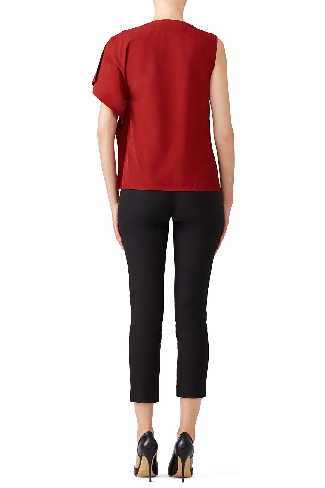 Red Asymmetrical Top by Marni 1