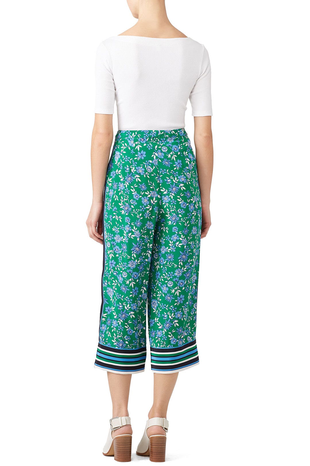 Aster Floral Crop Pants by Nicholas 1