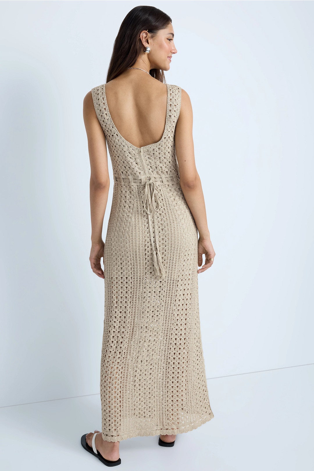 Sparkle Crochet Maxi Dress by Rosetta Getty x RTR 2