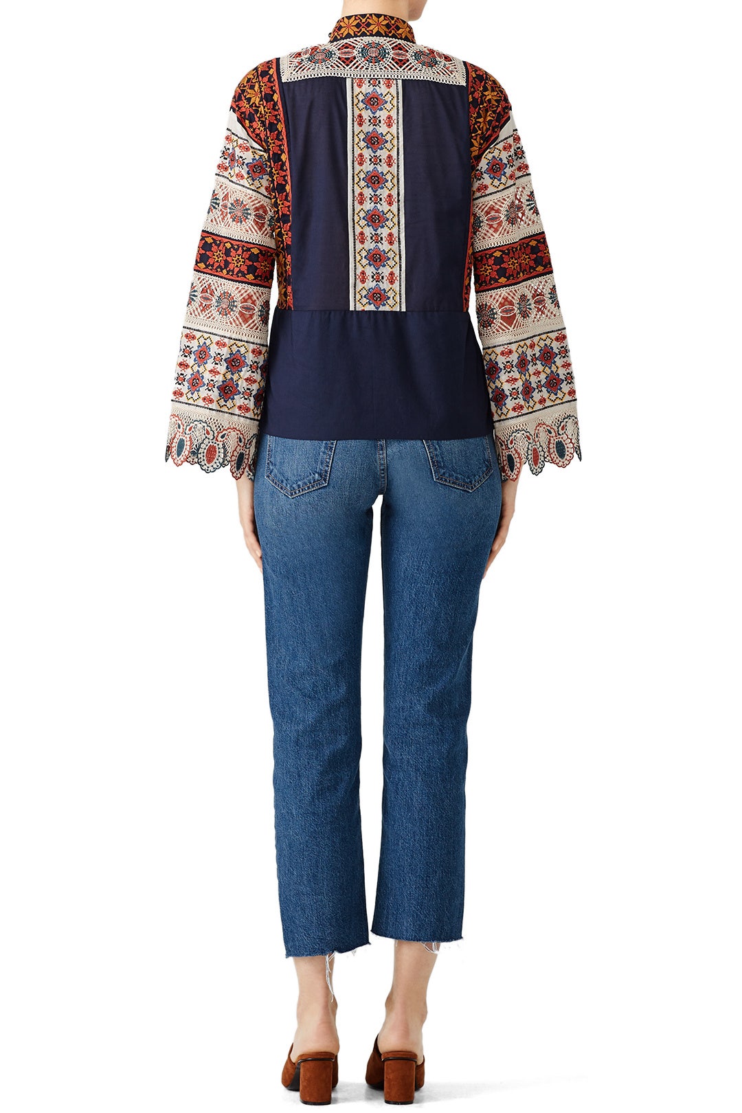 Carina Embroidered Top by Tory Burch 2