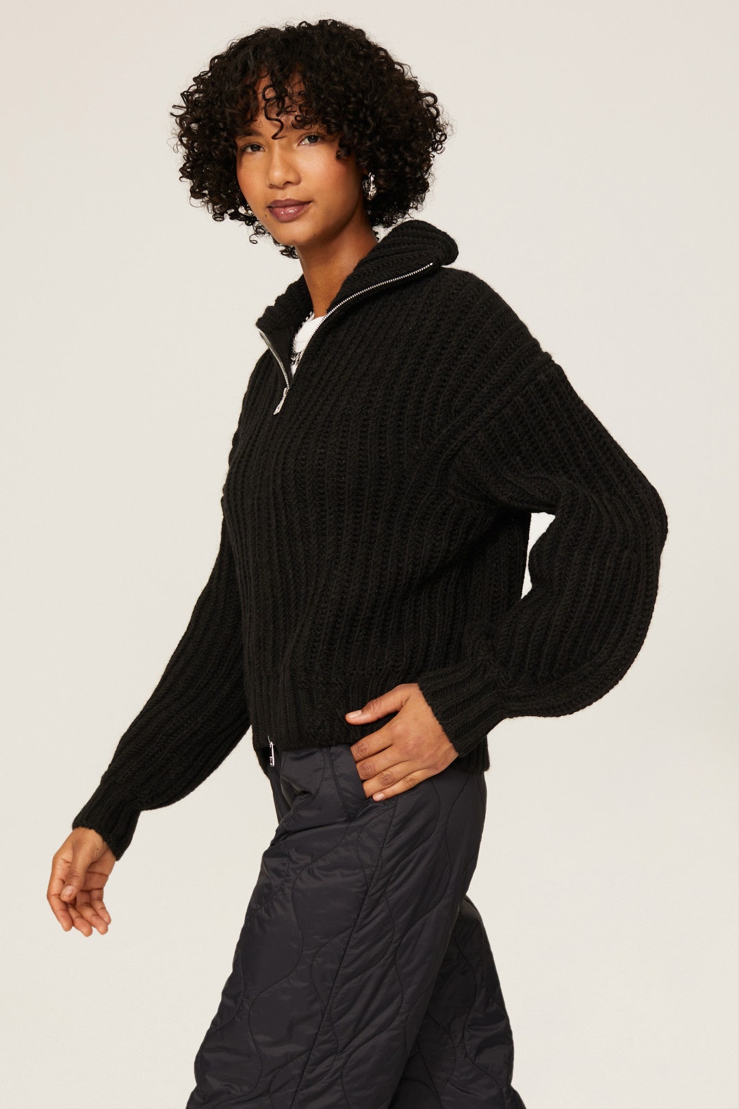 Cheri Zip Turtleneck Sweater by Zadig & Voltaire 1