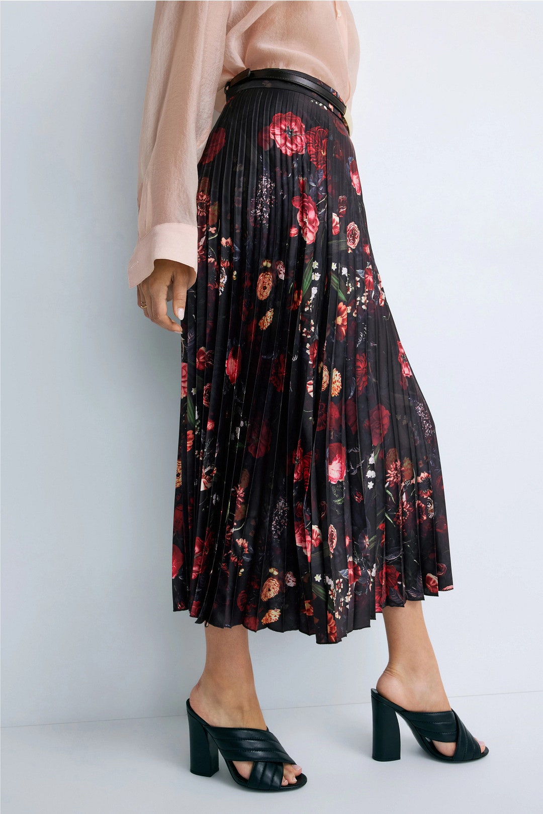 Flora Pleated Skirt by Area Stars 1