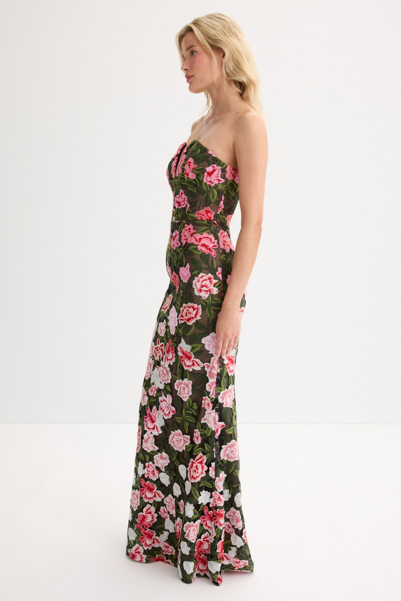 Floral Fernanda Gown by Dress The Population - Photo 1