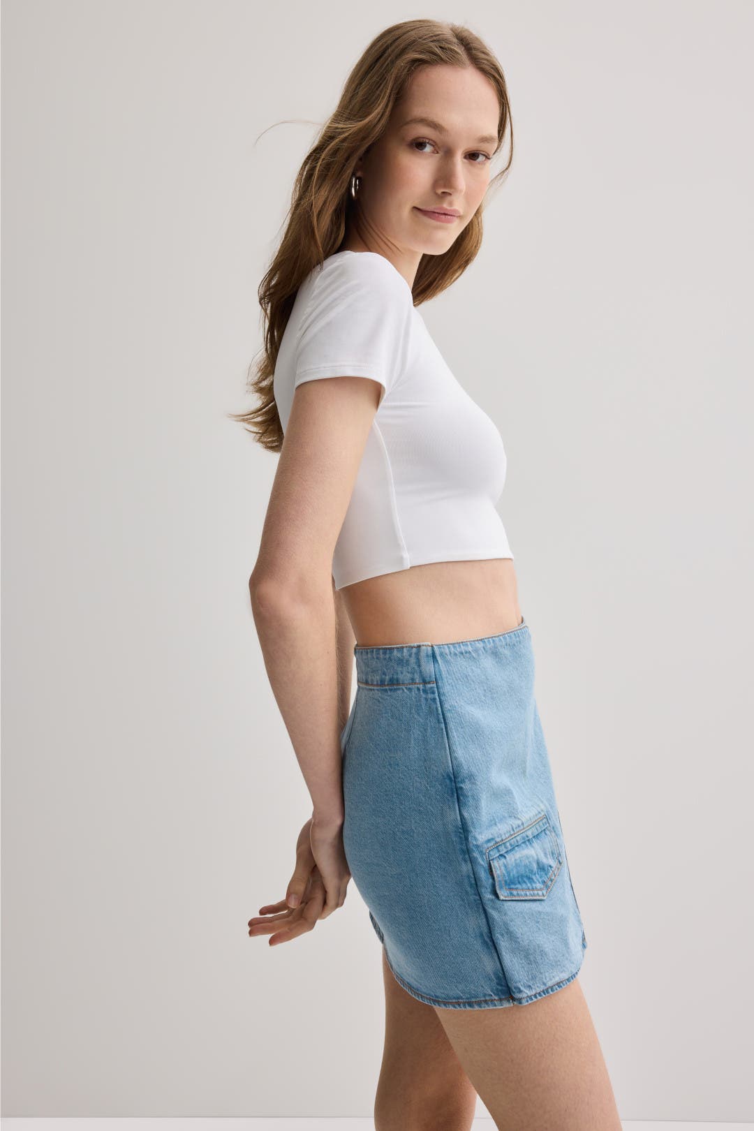 Wrap Mini Skirt by Hudson | Rent the Runway