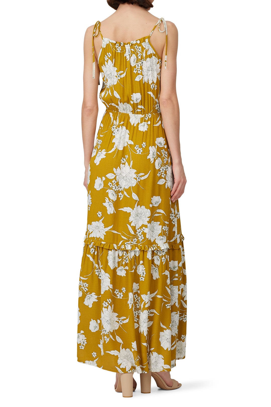 Mustard Floral Maxi by Louna 1
